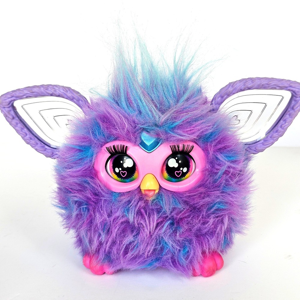 2023 Hasbro Furby Purple Blue Interactive Plush Electronic Toy‎ Robot Nostalgia